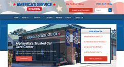 Desktop Screenshot of americasservicestationalpharetta.com